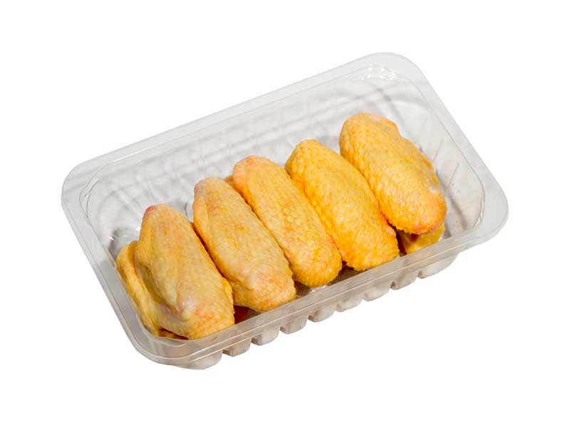 Cut for packaging in trays 